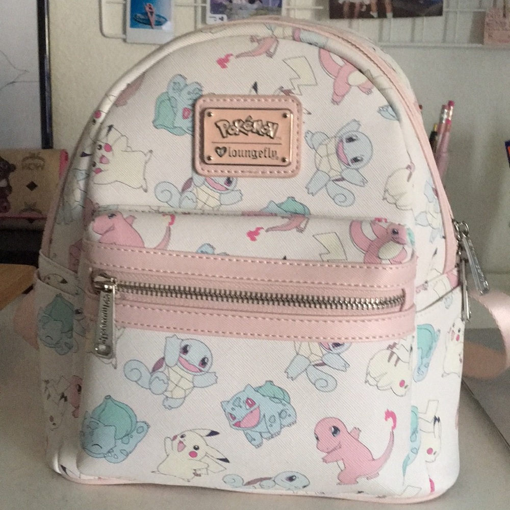 Loungefly Pastel Pokemon Mini Backpack